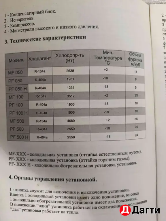 Авторефрижиратор. PF 050H