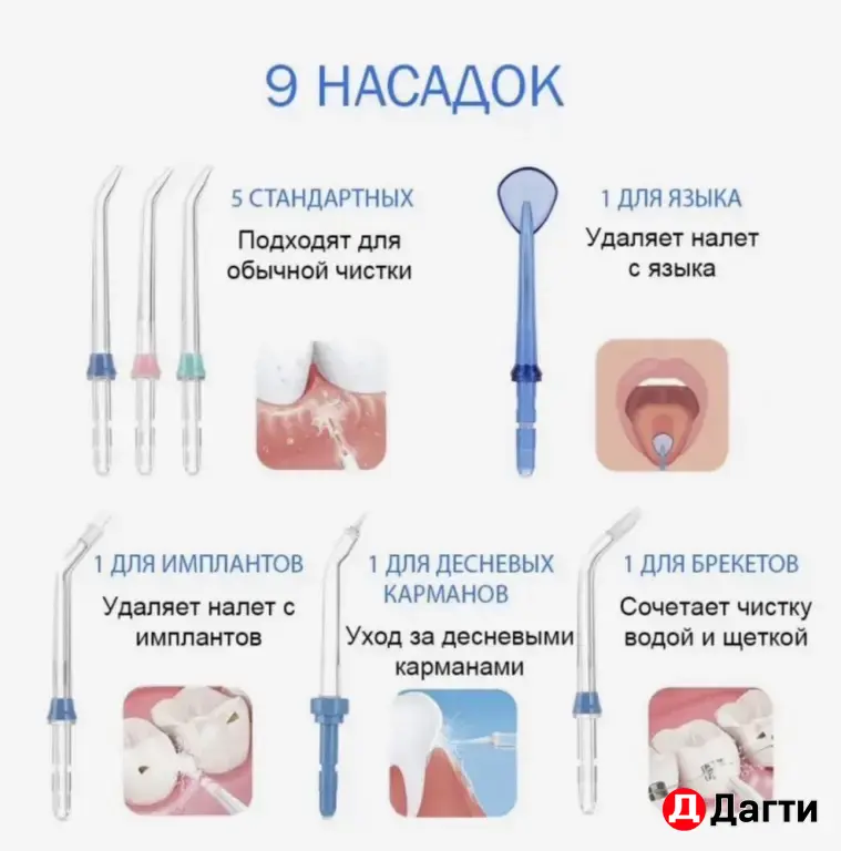 Ирригатор с УФ лампой