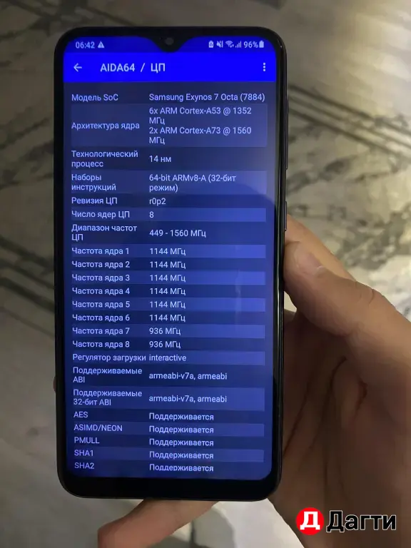 Телефон Samsung Galaxy A10