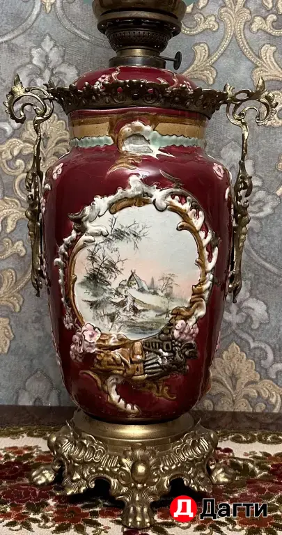 антикварная лампа