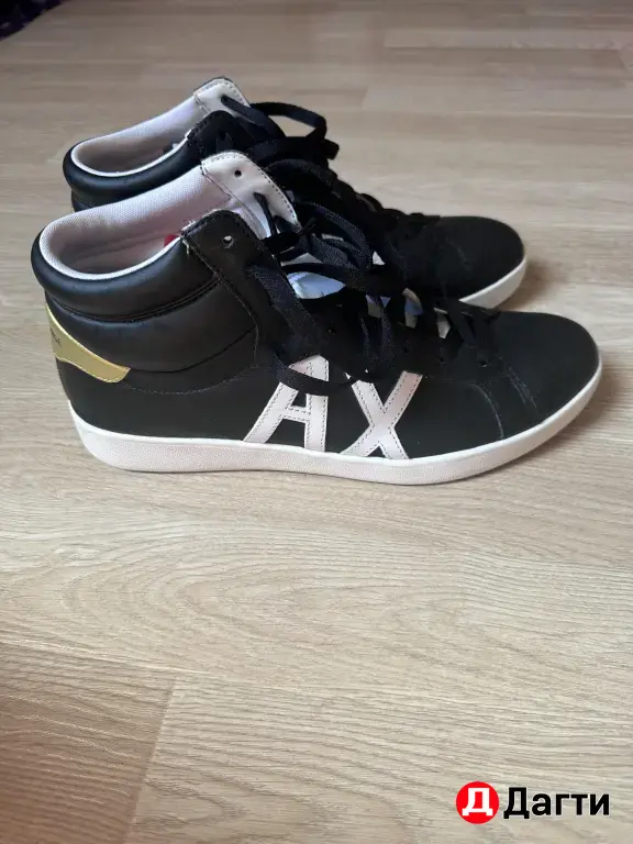 AX Armani Exchange кеды с высокой посадкой