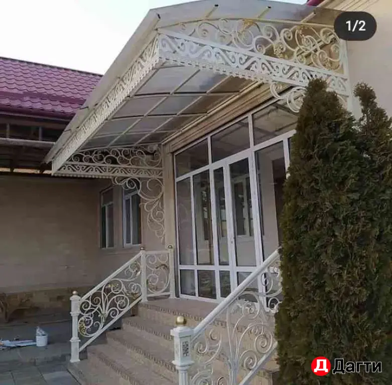 Кованые ворота, двери,навесы Рассрочка