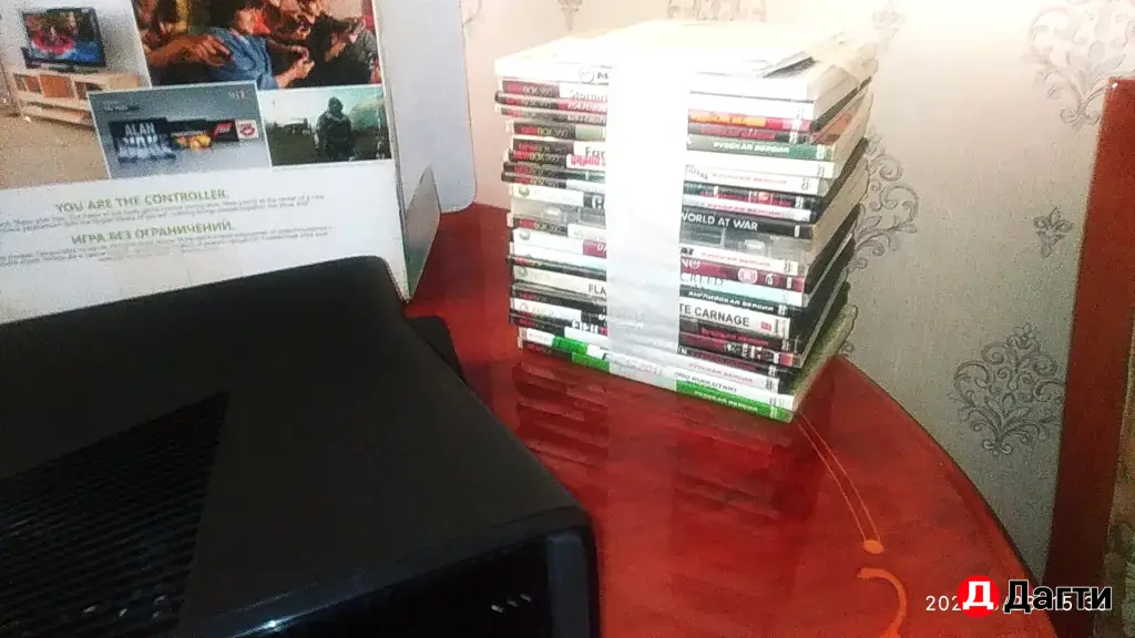 Xbox 360 slim ( прошит ) с играми