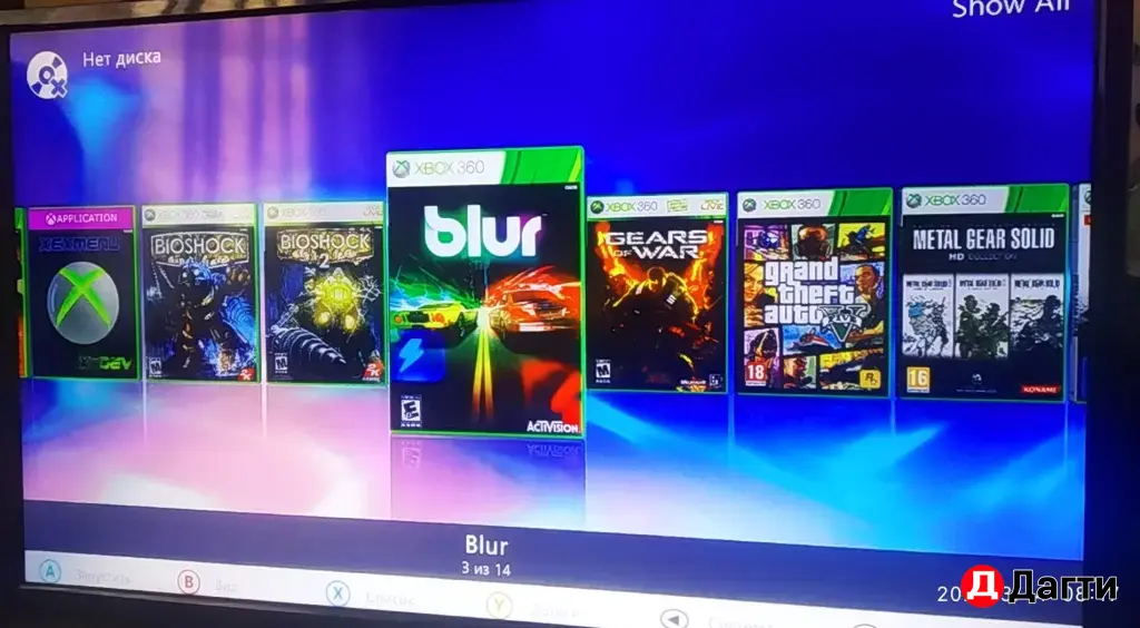 Xbox 360 slim ( прошит ) с играми