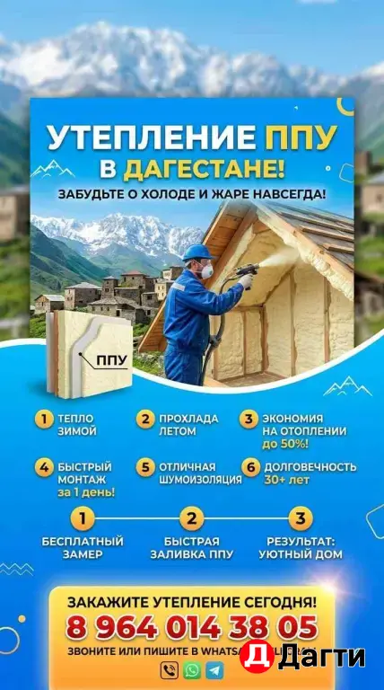 утепление ппу