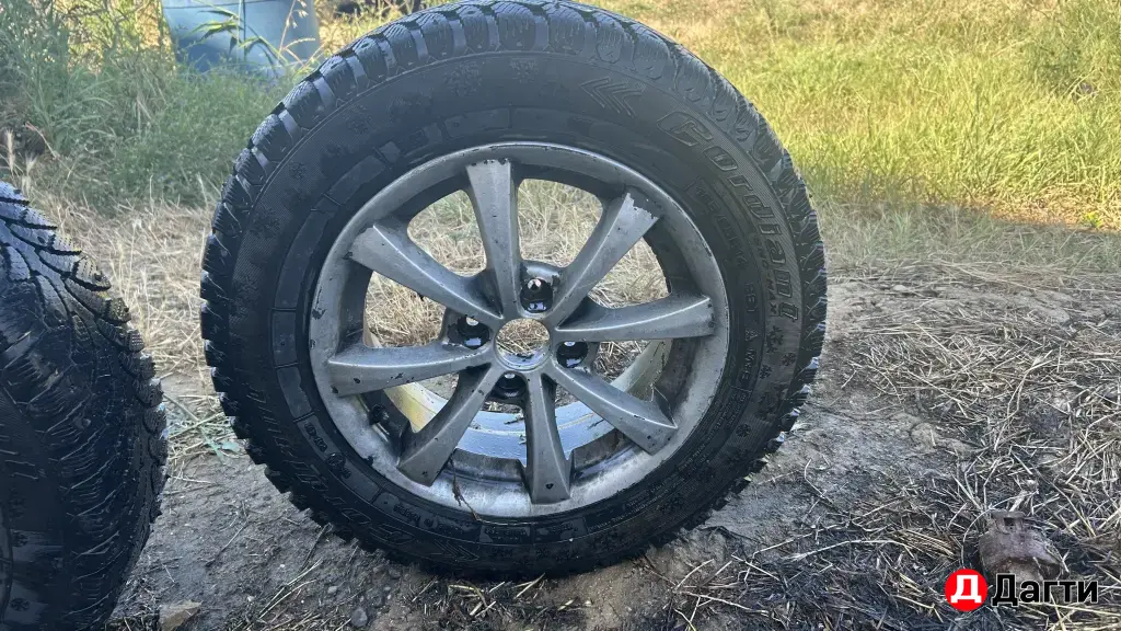 диски литые r14 с зимней резиной