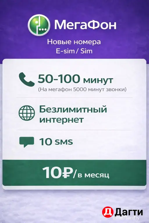 Тарифы/красивые номера