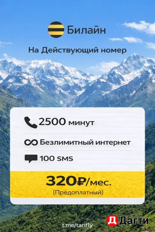 Тарифы/красивые номера