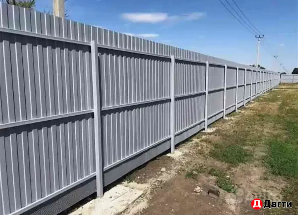 Забор навес под ключ