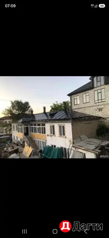 покраска ворот и крыш