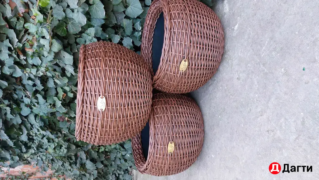 кашпо из ротанга