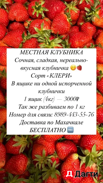 КЛУБНИКА меееееед!