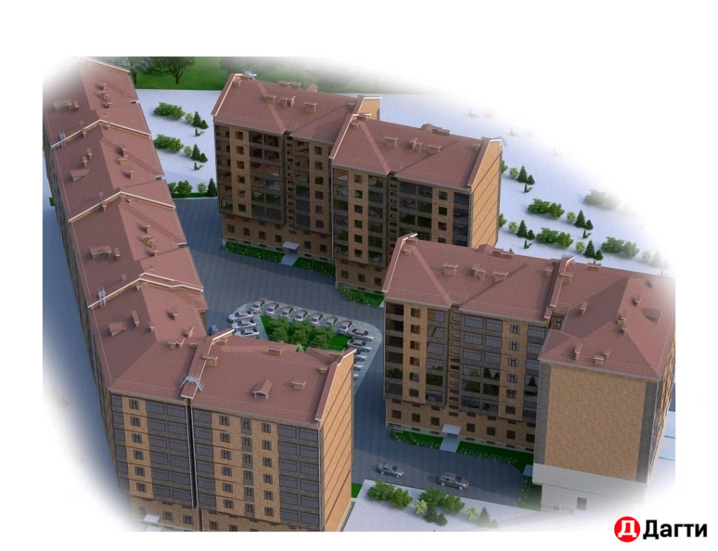 Квартира, 1 комната, 49.9 м², Застройщик