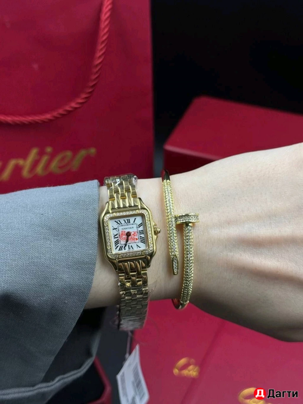 Часы женские Cartier de panthere 22 mm 27 mm премиум