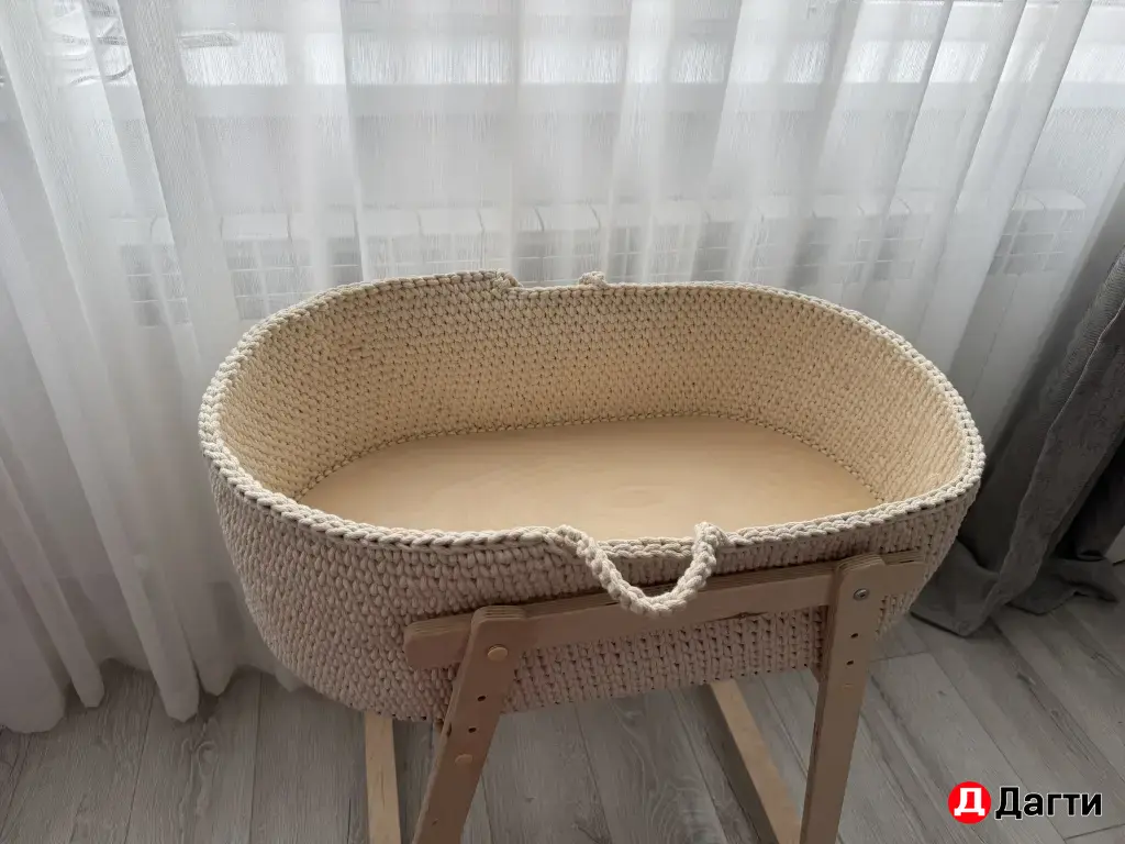 люлька для новорожденых вязаная б/у