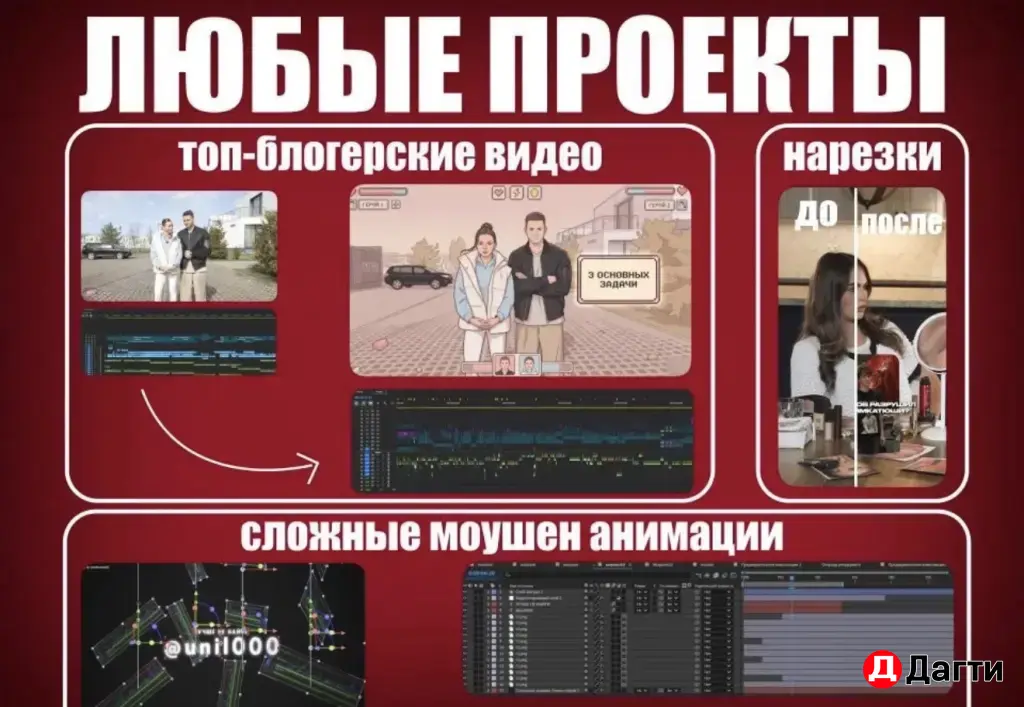 монтаж Видео видеомонтаж монтаж подкастов