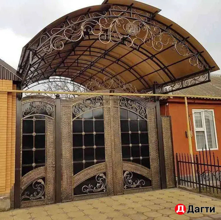 кованые ворота навесы перила