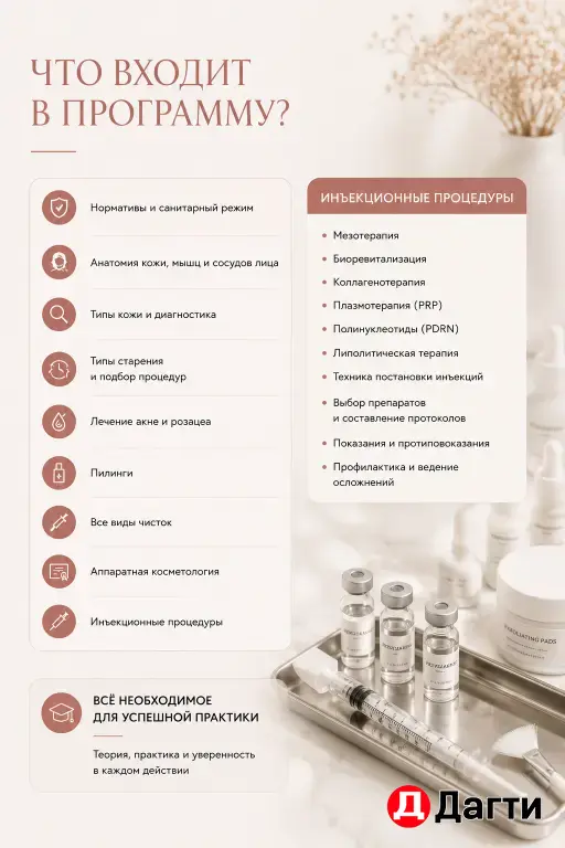 обучение косметологии с нуля