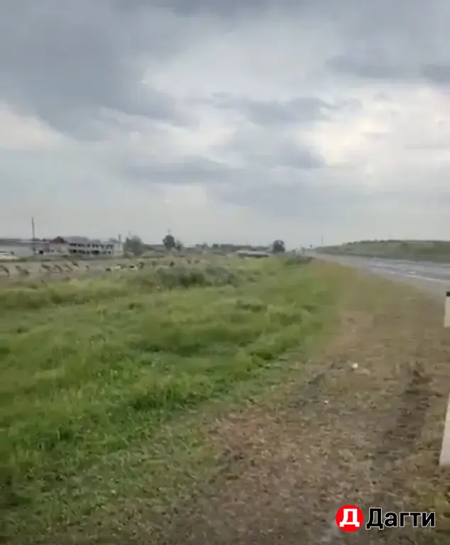 земля на трассе