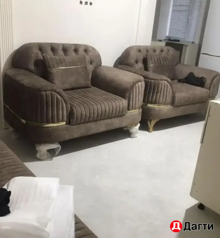 диван и 2 кресла