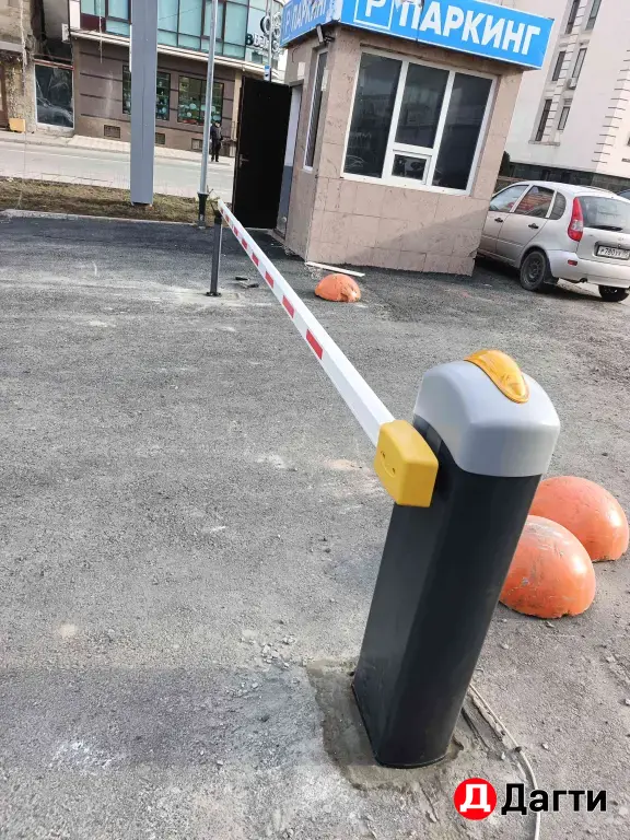 Установка шлагбаума