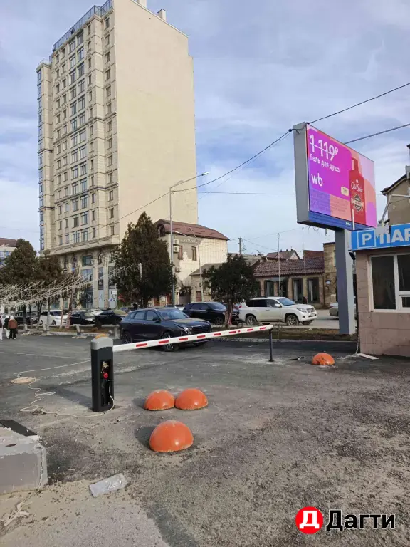 Установка шлагбаума