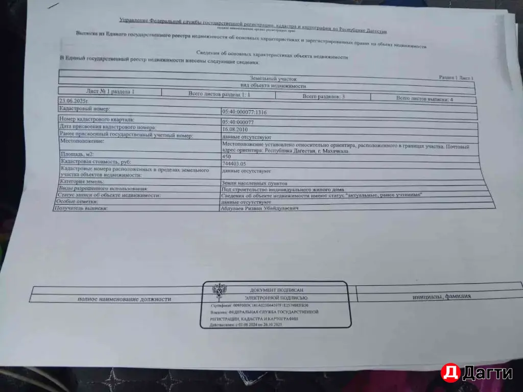 участок 4,5 сот