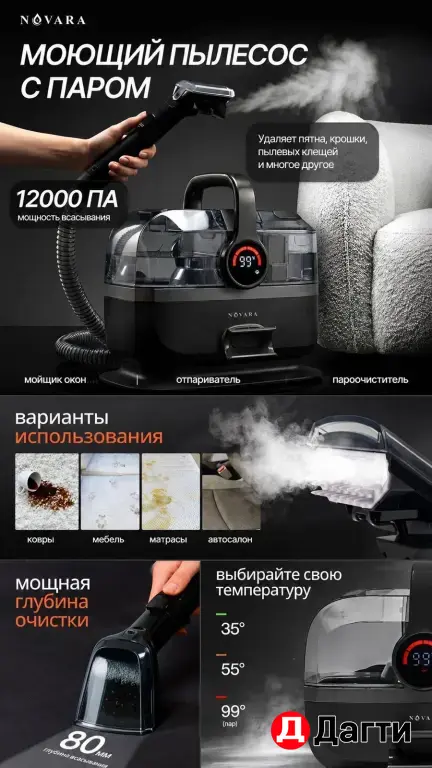 Моющий пылесос Novara