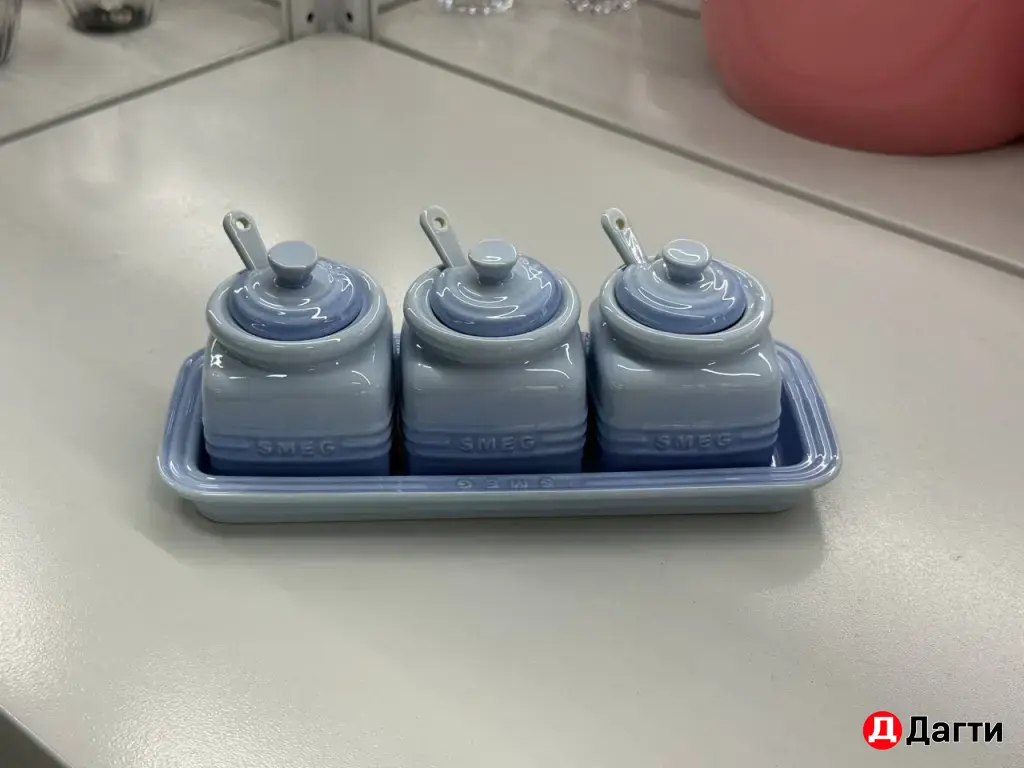 Баночки для специй 3в1 SMEG