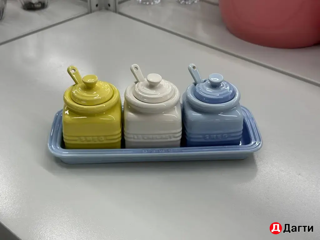 Баночки для специй 3в1 SMEG