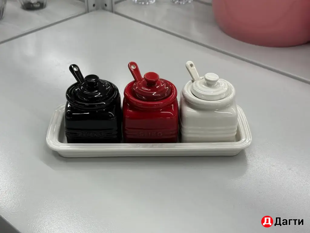 Баночки для специй 3в1 SMEG