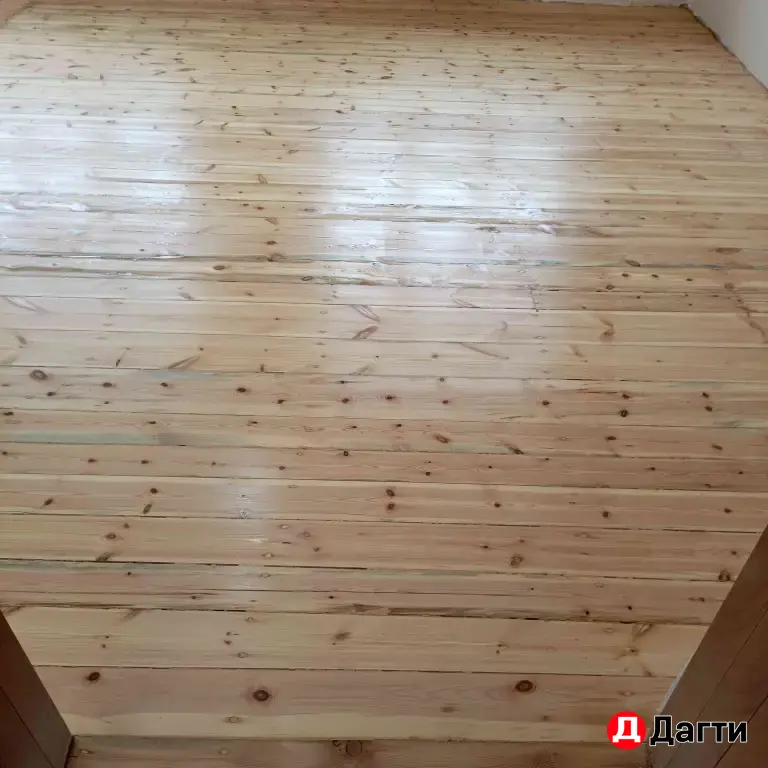 Шлифовка лакировка паркета и доски