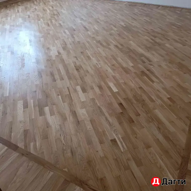 Шлифовка лакировка паркета и доски