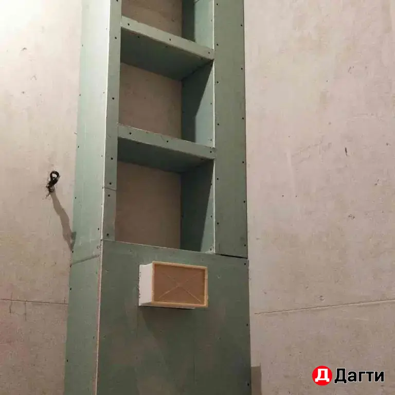 монтаж Гипсокартона выполняем