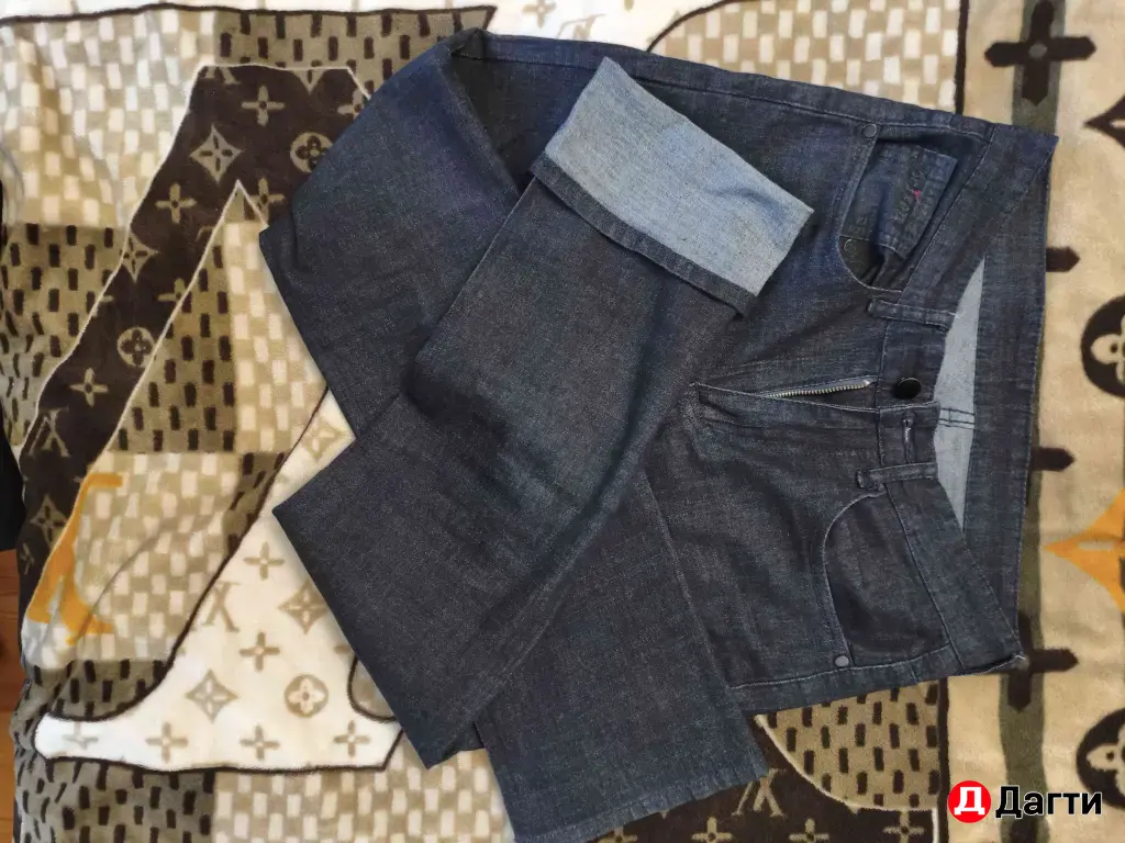 KITON штаны мужские синие