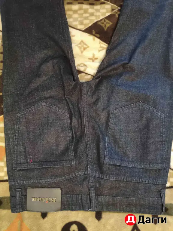 KITON штаны мужские синие