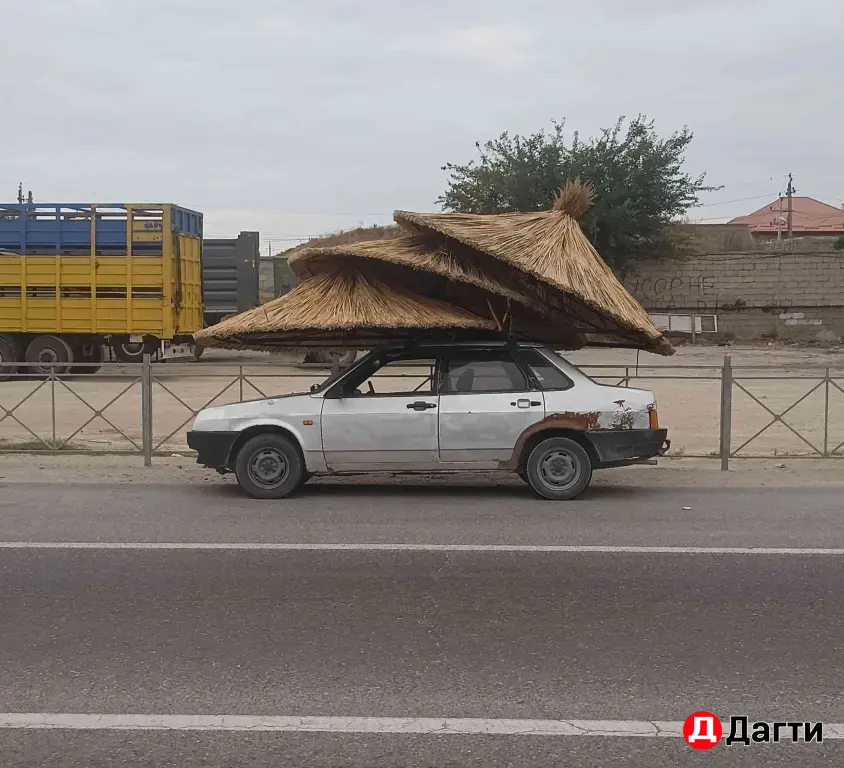 Зонт пляжный камыш