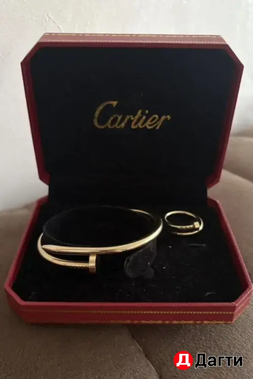 браслет и колечко Cartier