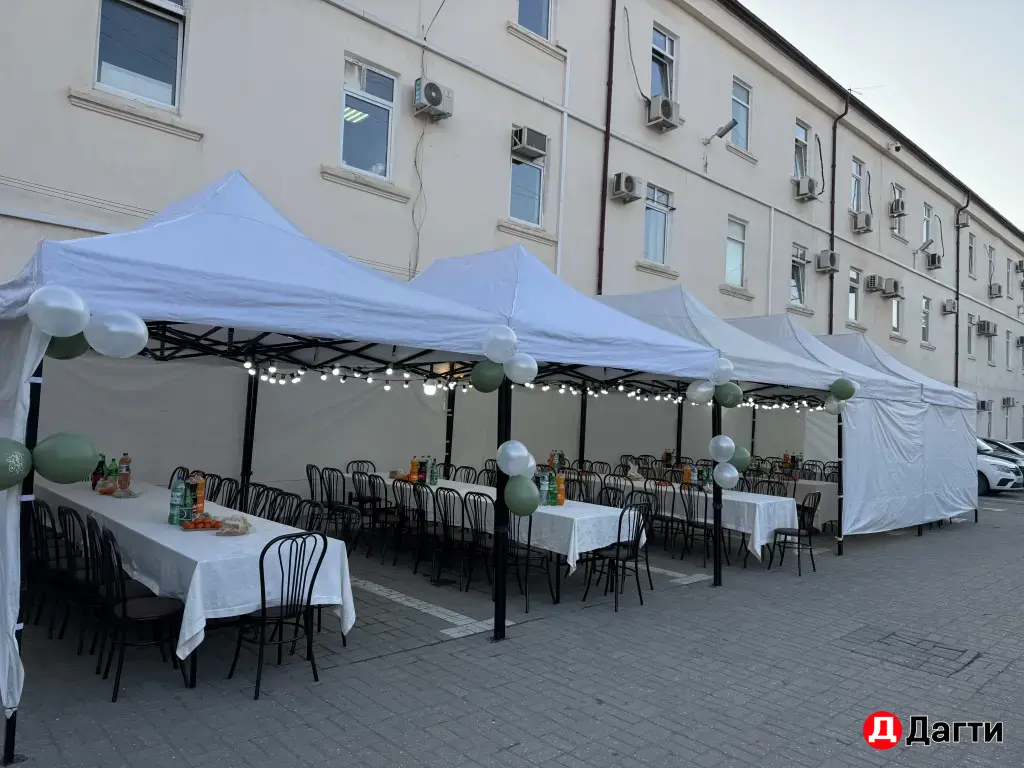 Аренда столов ,стульев , Шатров и посуды