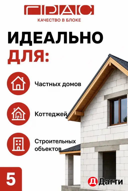 Газоблок Грас