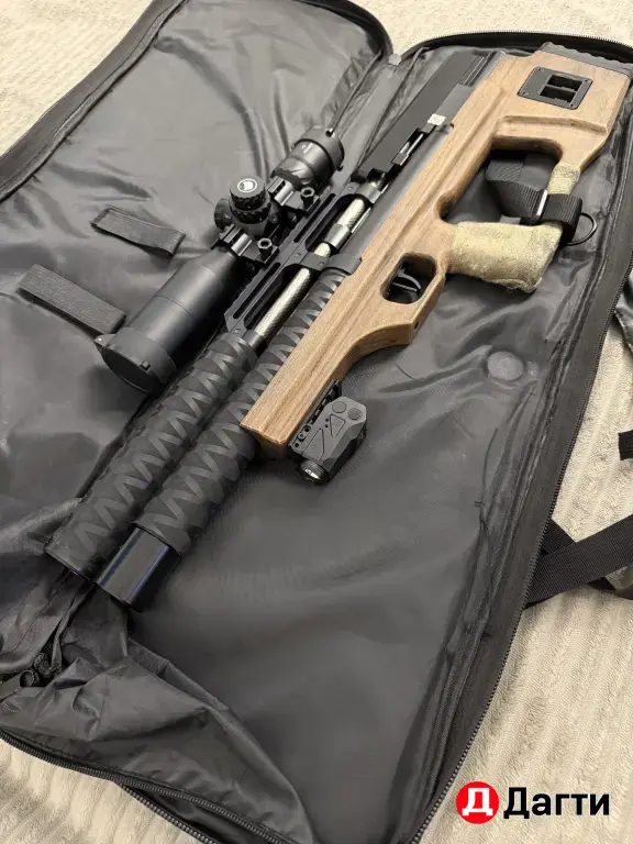 Пневматическая винтовка PCP KrugerGun Снайпер кал. 6.35 мм.
