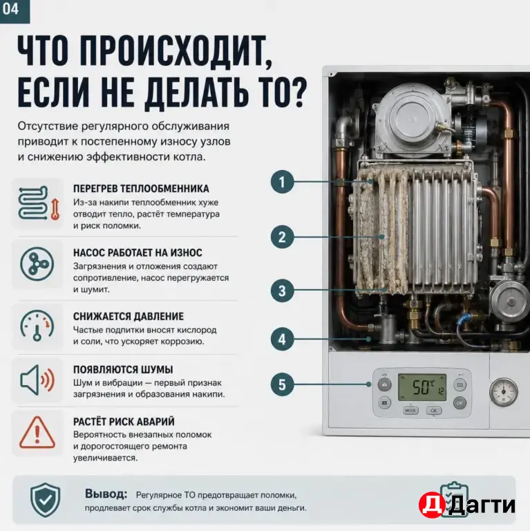 Чистка газовых котлов